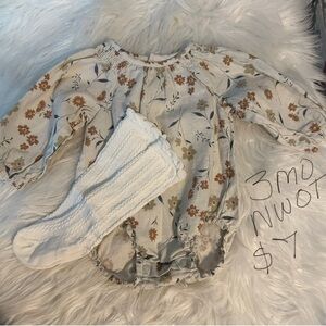 Floral Long Sleeve Baby Top